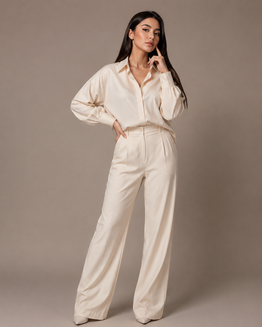 Off-White Tailored Power Suit Set