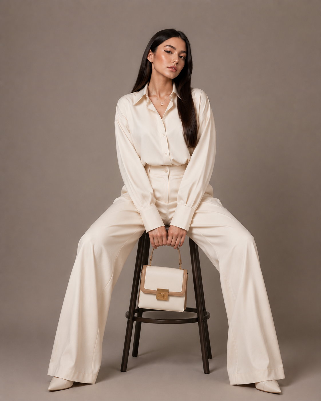 Off-White Tailored Power Suit Set