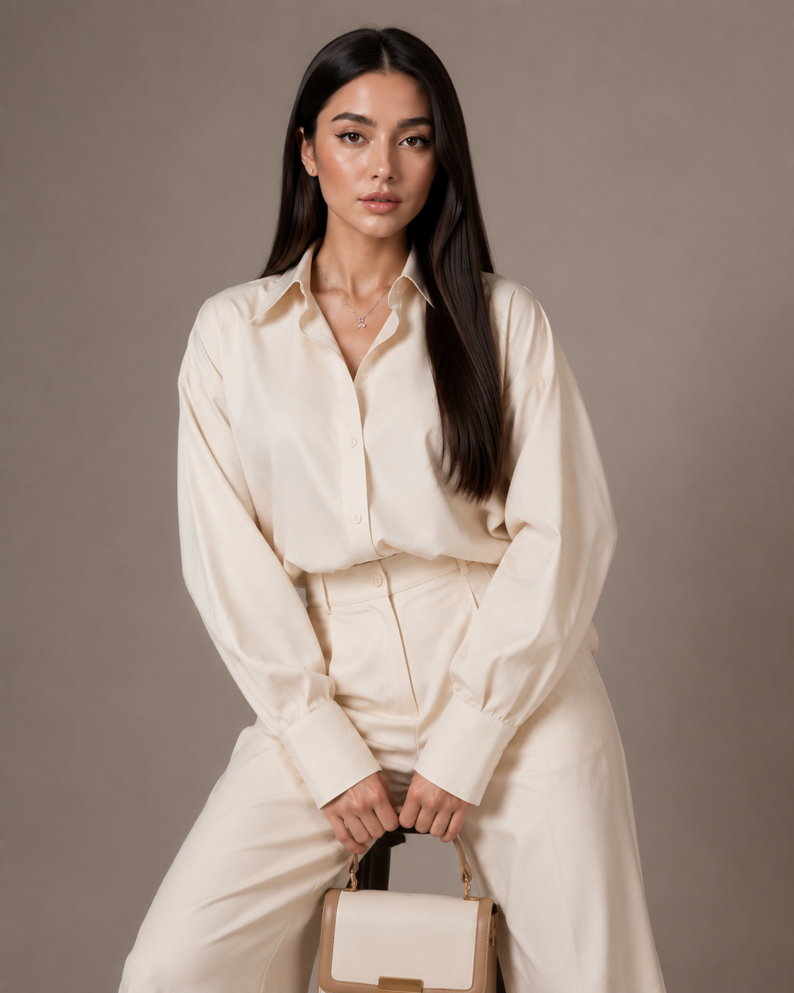 Off-White Tailored Power Suit Set